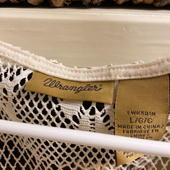 Wrangler Lace dress/cover up, size L - Picture 2 of 2